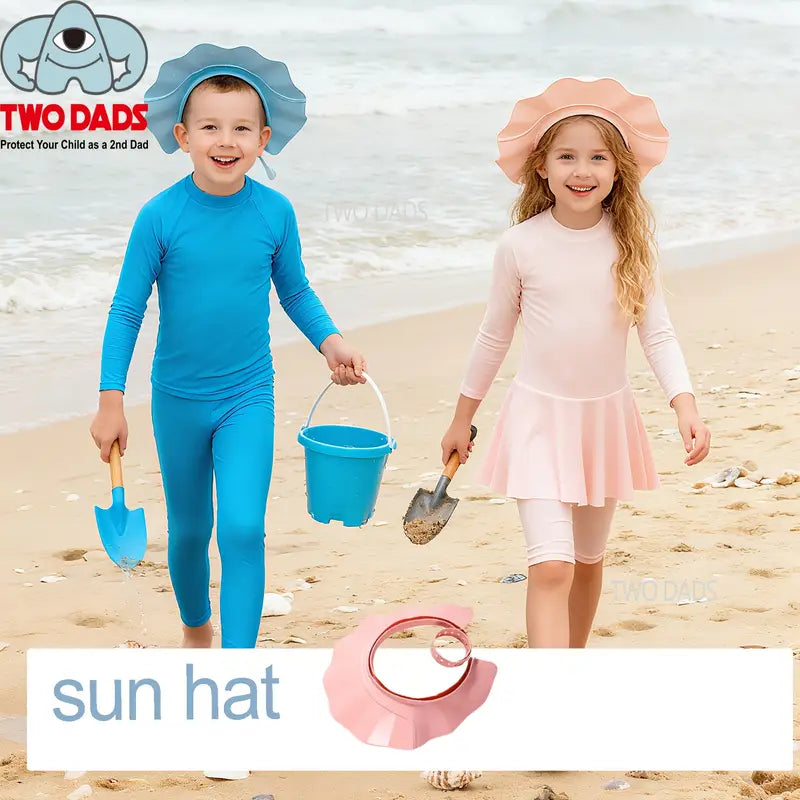 Soft Baby Shower Cap Hair Wash Bath Hat Adjustable Head Shampoo Cap Infant