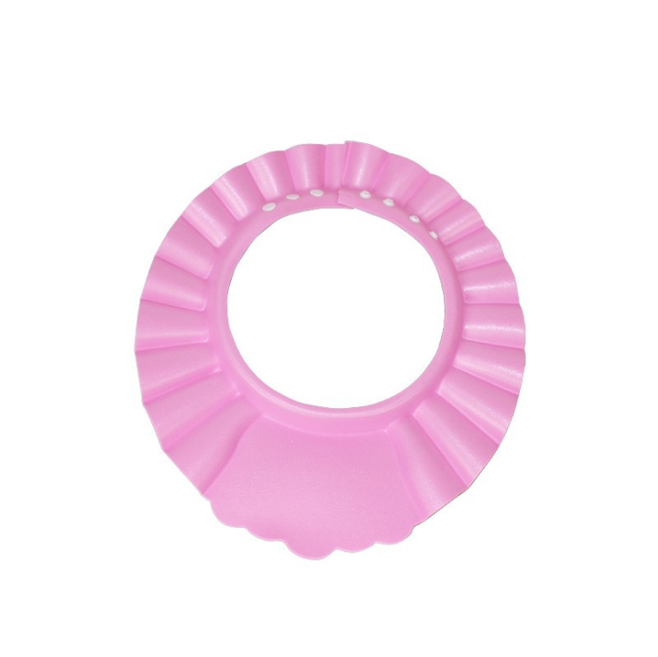 Soft Baby Shower Cap Hair Wash Bath Hat Adjustable Head Shampoo Cap Infant