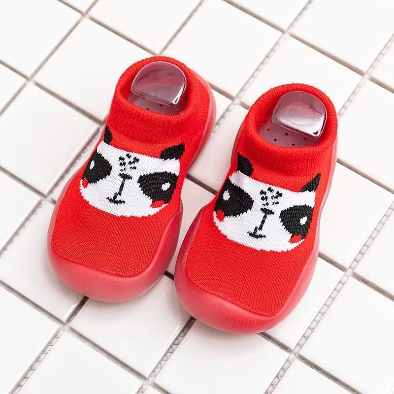 0-4 Year Old Baby Indoor Non-slip Soft Sole Cartoon Pattern Toddler Shoes