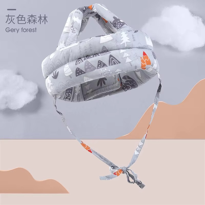 Baby Safety Helmet Head Protection Hat Safety Soft Comfortable Head Security Protection Crash Cap Adjustable Protective Headgear