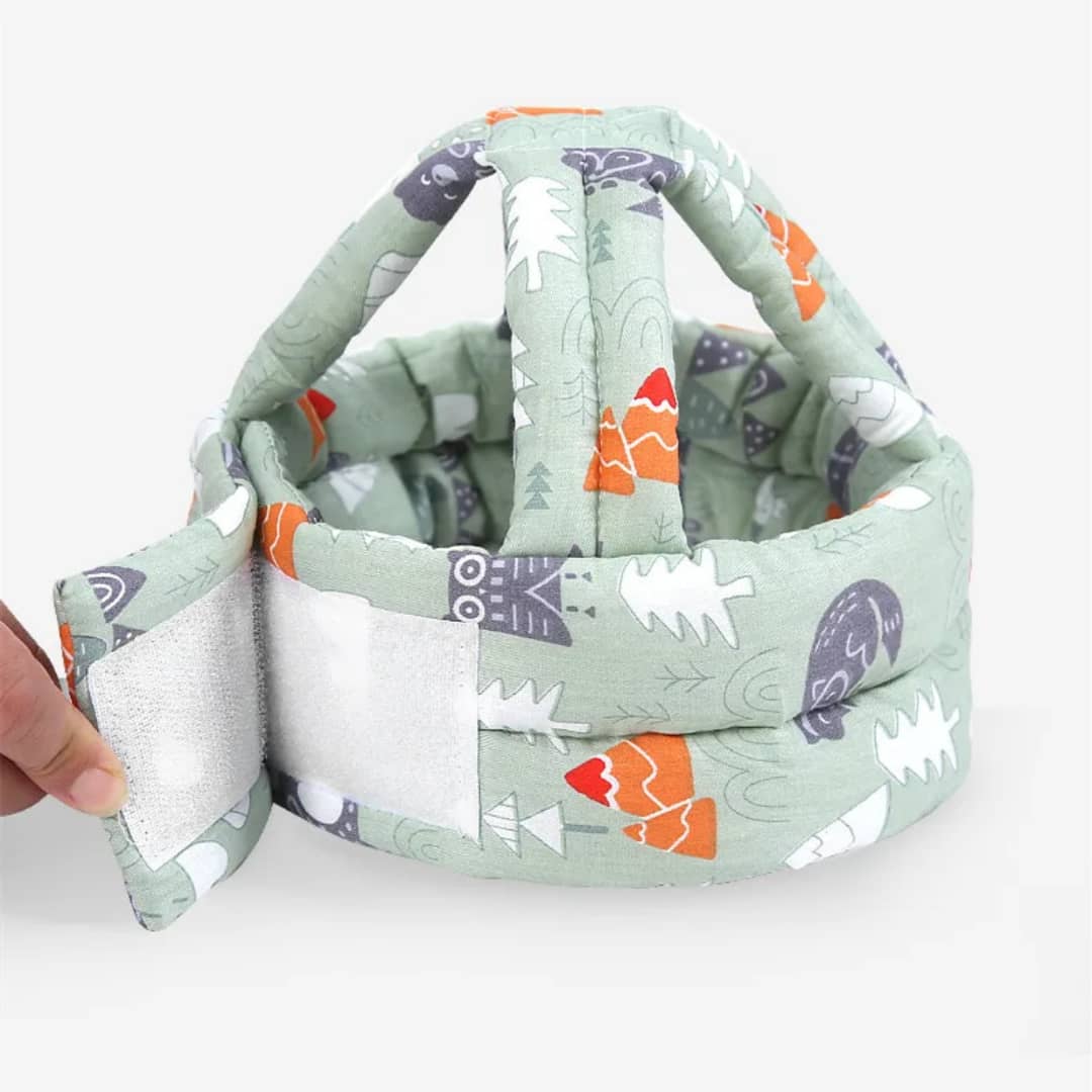 Baby Safety Helmet Head Protection Hat Safety Soft Comfortable Head Security Protection Crash Cap Adjustable Protective Headgear