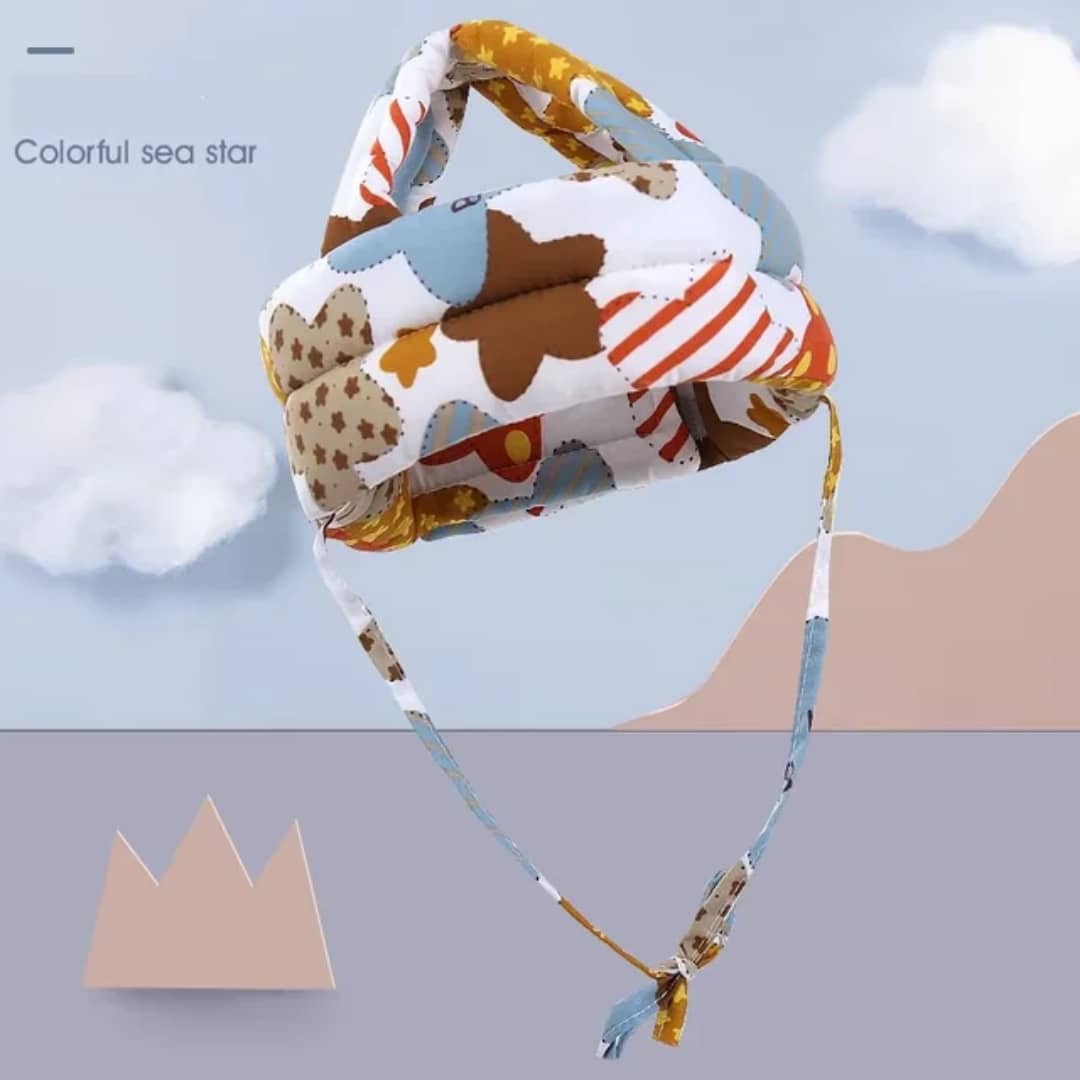 Baby Safety Helmet Head Protection Hat Safety Soft Comfortable Head Security Protection Crash Cap Adjustable Protective Headgear