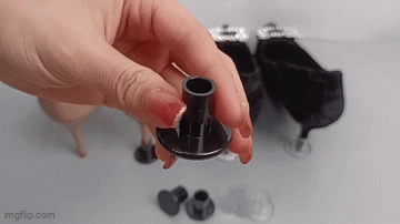 3 pairs of High Heel Protectors, Anti-Slip Silicone Heel Covers, Latin Dance Shoes Inserts, Wedding Heels Protection, Plastic Material, Black