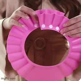 Soft Baby Shower Cap Hair Wash Bath Hat Adjustable Head Shampoo Cap Infant