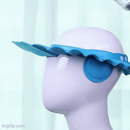 Soft Baby Shower Cap Hair Wash Bath Hat Adjustable Head Shampoo Cap Infant